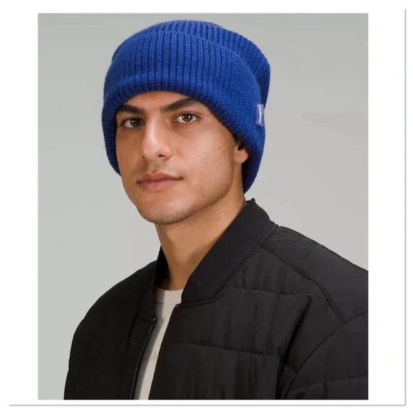 NWT lululemon ribbed merino wool blend beanie psychic blue size L/XL lululemon athletica | Accessories | Nwt Lululemon Ribbed  main image 2